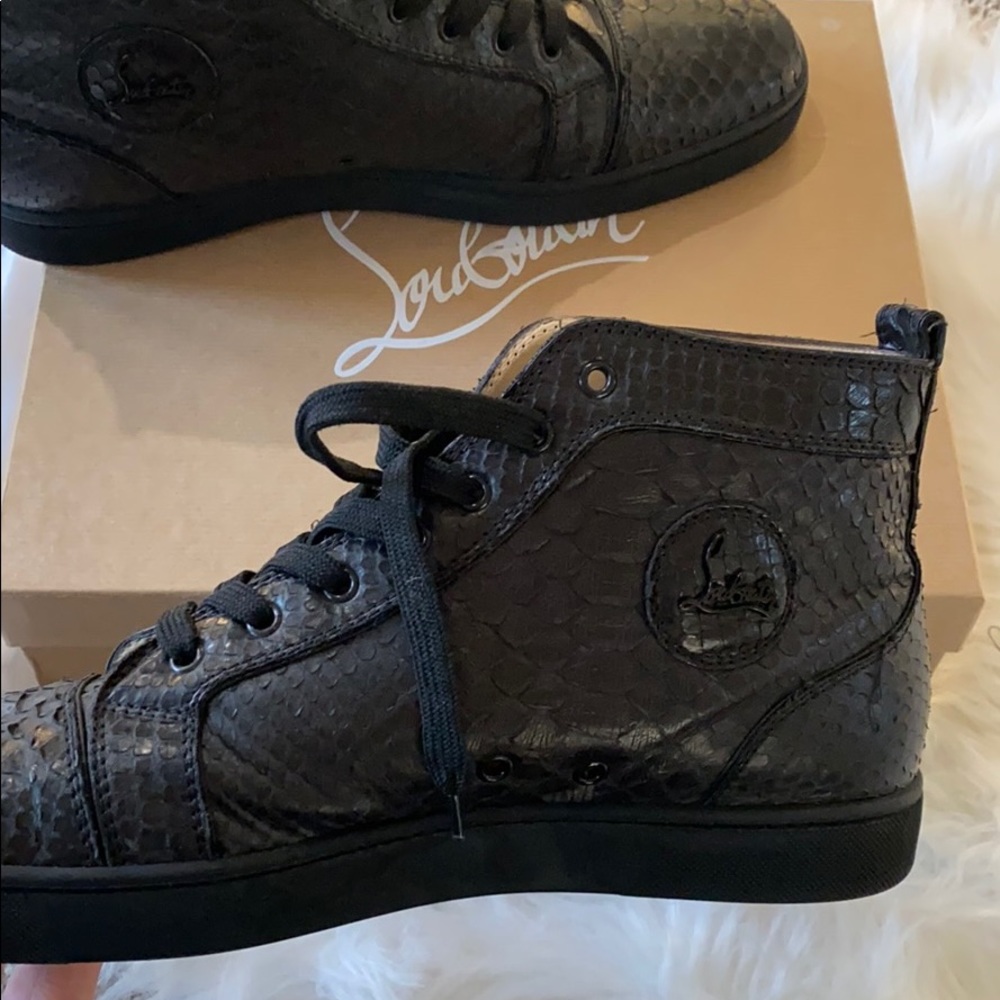 Christian Louboutin Louis Flat Python Wax